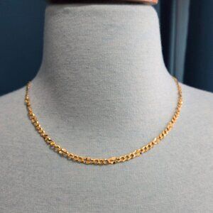 ✨ MAYAMAR 24K Gold Plated Chain Necklace | 17" w/box